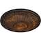 Ekena Millwork Modena Ceiling Medallion (Fits Canopies up to 5 1/4"), Hand-Painted Rust, 23 1/2"OD x 3 1/2"P CM23MORUS - alternate 2
